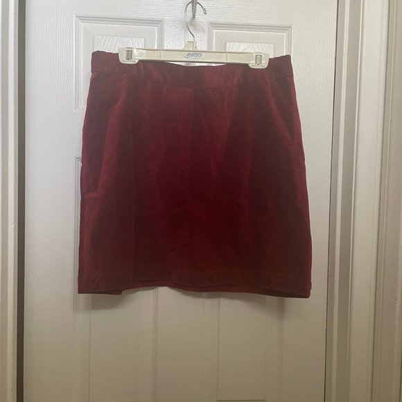 Loft Red Skirt Size 14 - Picture 3 of 3